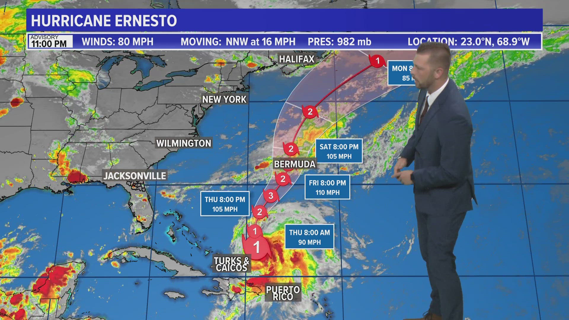 Morning showers Thursday with a cooler end to the week expected