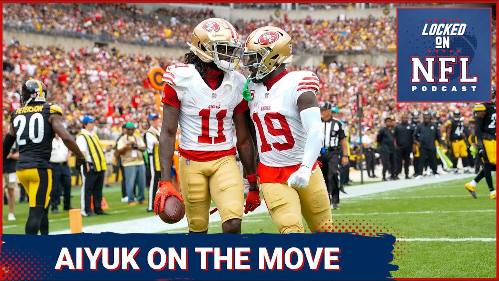 Brandon Aiyuk is on his way out from the San Francisco 49ers. The rumor mill swirls with several AFC suitors, including a couple of contending hopefuls.